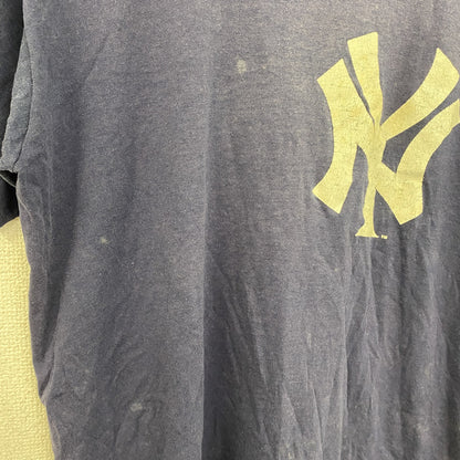 ～90s　RUSSELL　ラッセル　ニューヨークヤンキース　半袖Tシャツ　ヴィンテージ　紺　ネイビー　Mサイズ