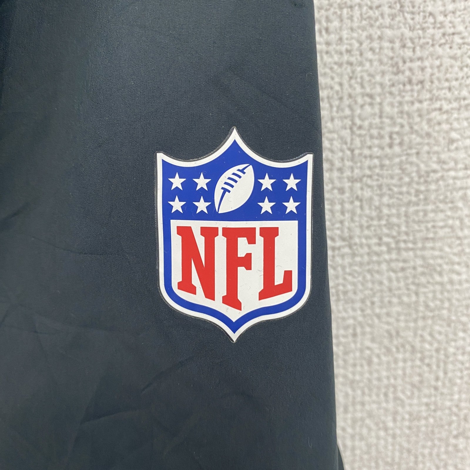 古着 used　NIKE　ナイキ　NFL　ハーフジップナイロンジャケット　紺　ネイビー　2XLサイズ