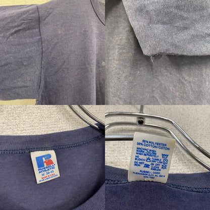 ～90s　RUSSELL　ラッセル　ニューヨークヤンキース　半袖Tシャツ　ヴィンテージ　紺　ネイビー　Mサイズ