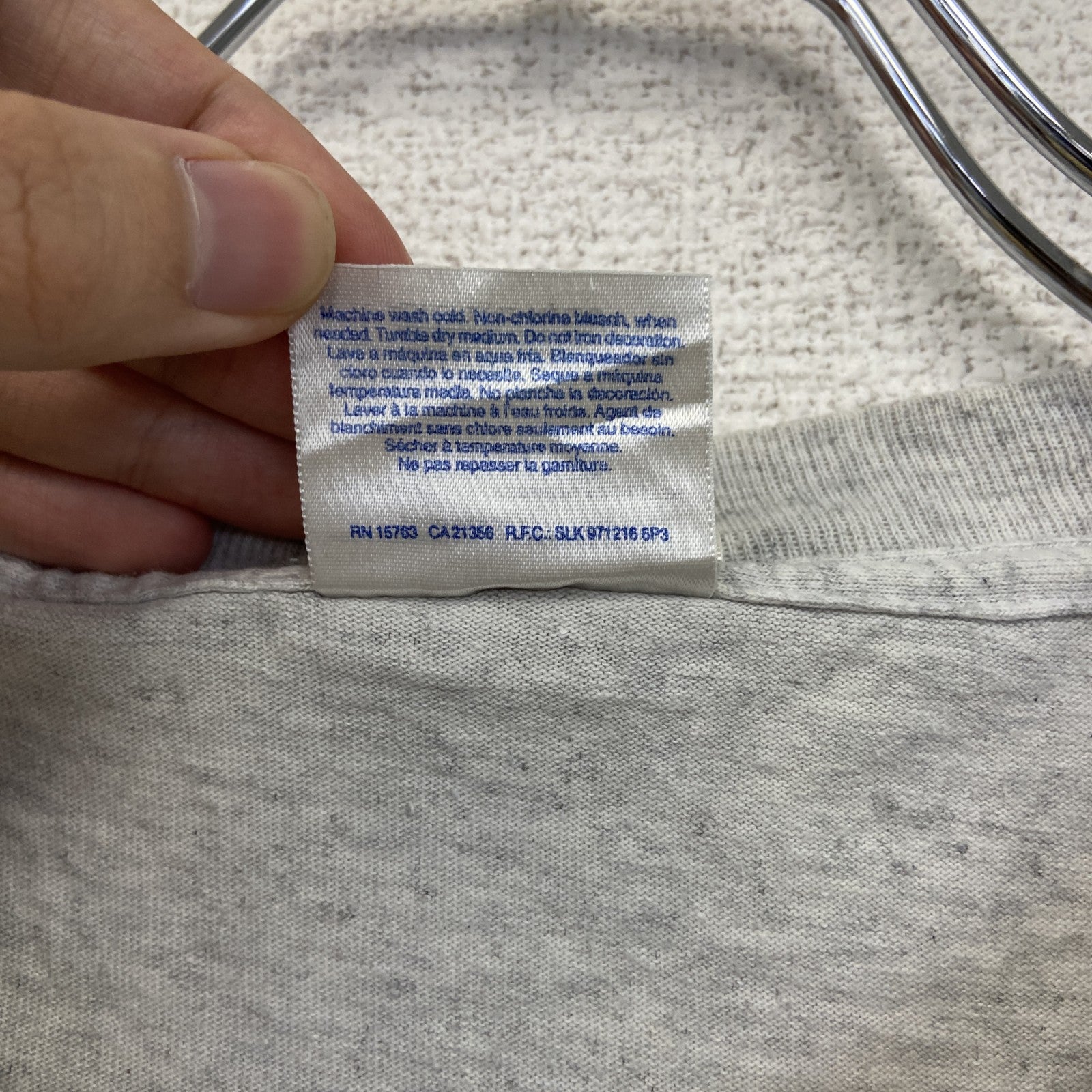 ～00s　Hanes　ヘインズ　半袖プリントTシャツ　ヴィンテージ　灰色　グレー　Lサイズ