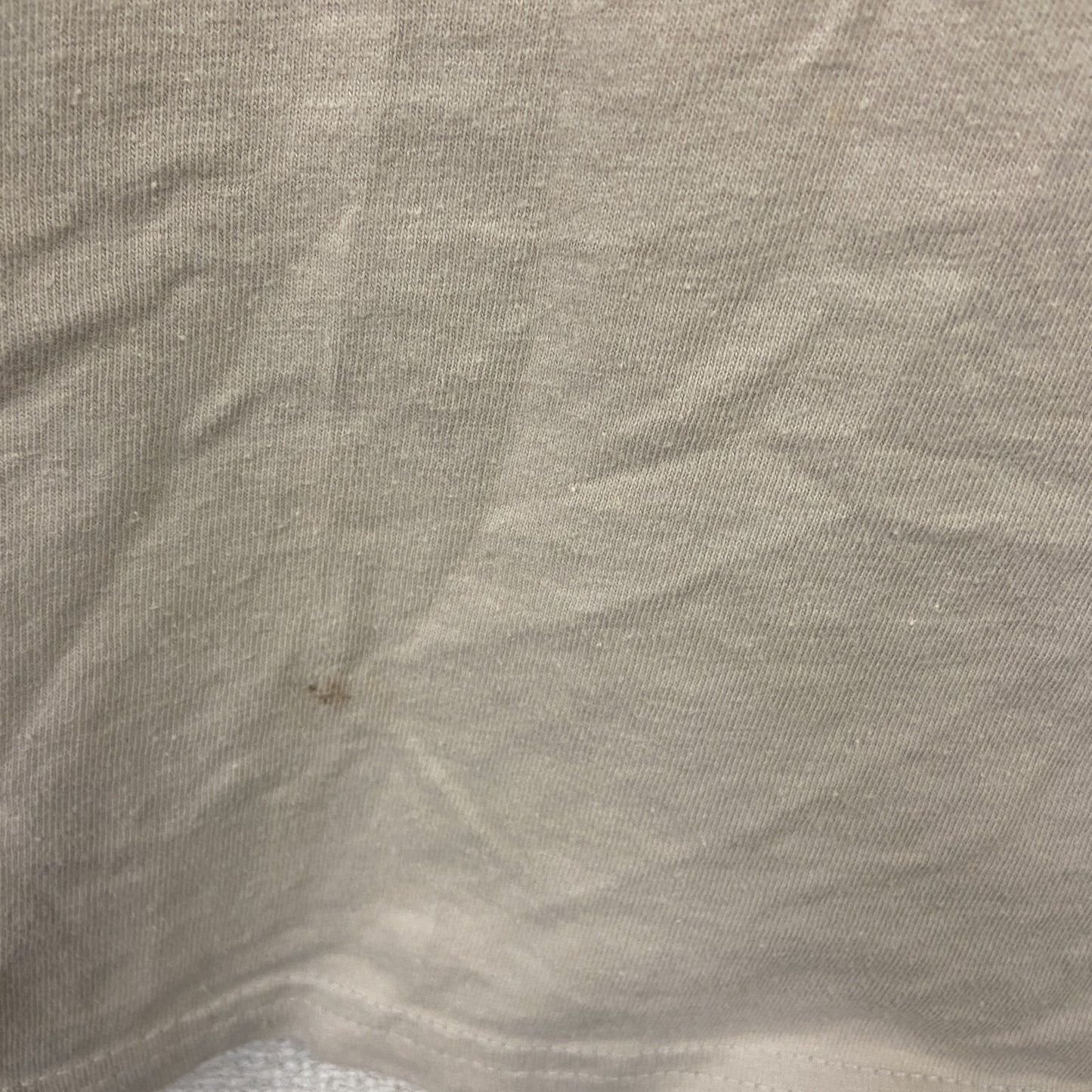 Hanes　ヘインズ　半袖プリントTシャツ　ミリタリー　ベージュ　Lサイズ