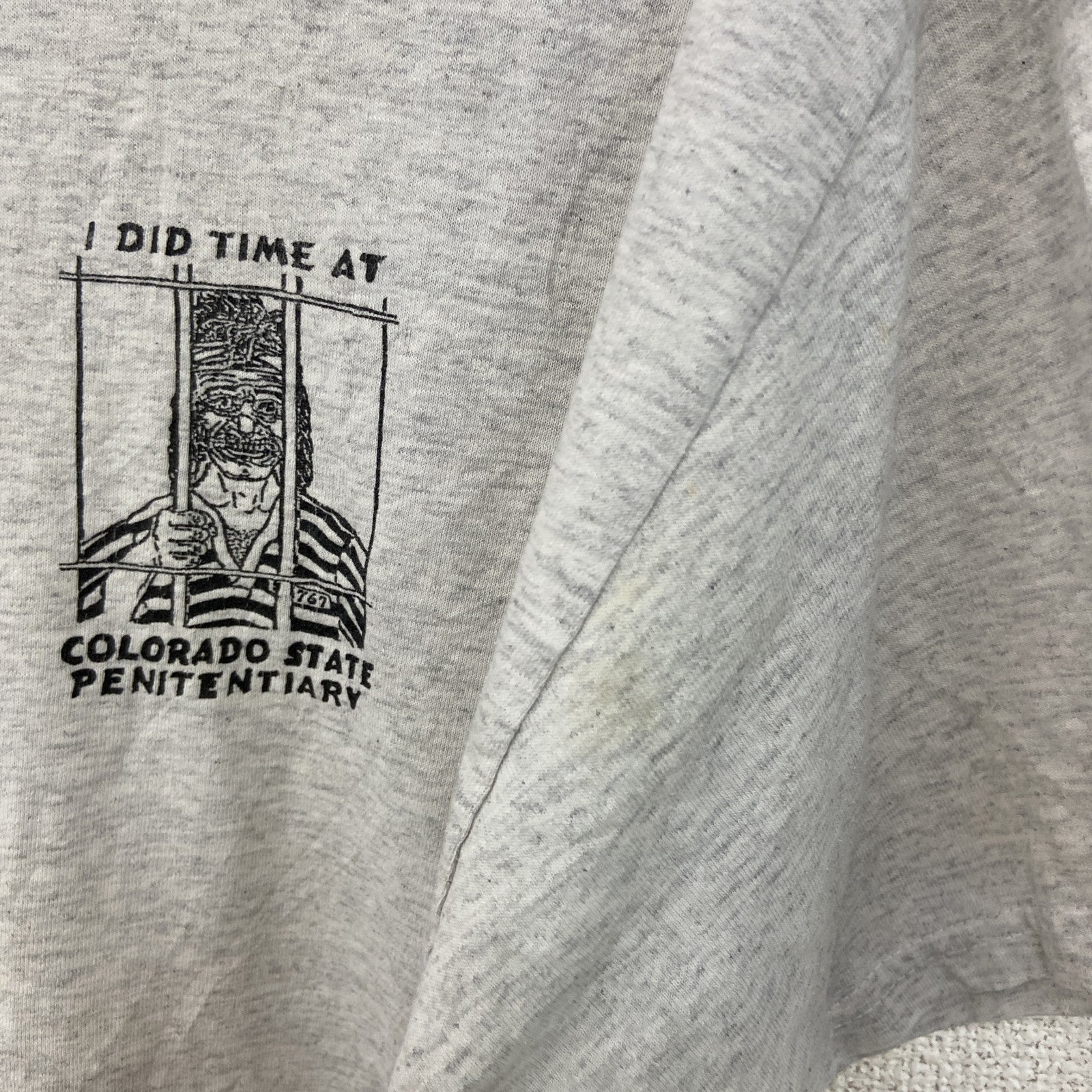 ～00s　Hanes　ヘインズ　半袖プリントTシャツ　ヴィンテージ　灰色　グレー　Lサイズ