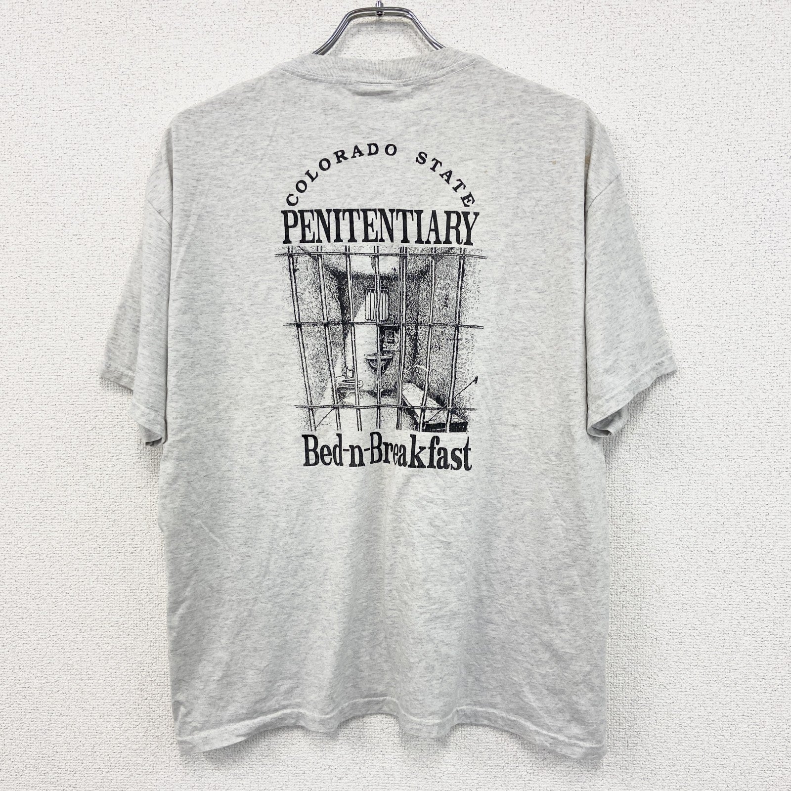 ～00s　Hanes　ヘインズ　半袖プリントTシャツ　ヴィンテージ　灰色　グレー　Lサイズ