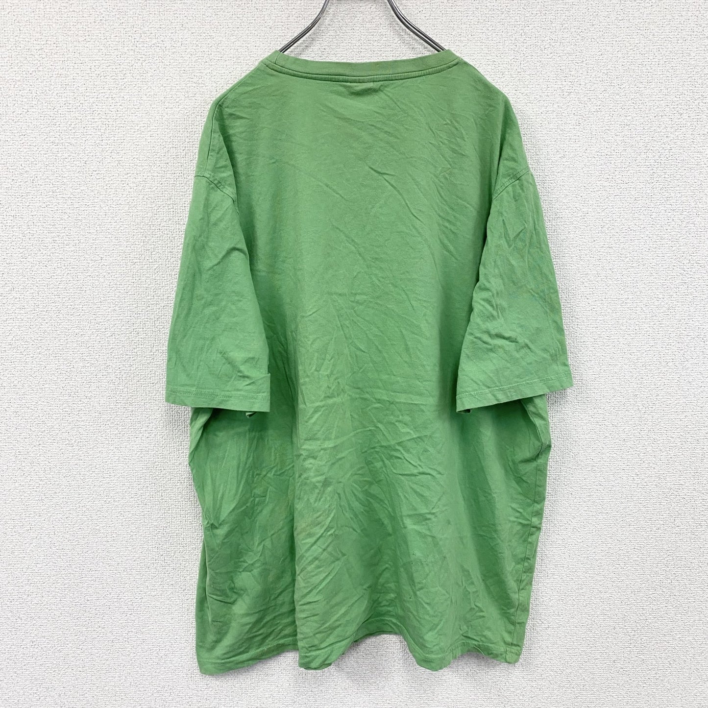 Disney　ディズニー　半袖プリントTシャツ　キャラクターT　緑　グリーン　3XLサイズ