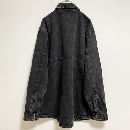 古着 used　NO BOUNDARIES　ノーバウンダリーズ　長袖デニムジャケット　Gジャン　黒　ブラック　秋冬服　Lサイズ