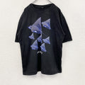 MALDIVES　半袖プリントTシャツ　アニマルT　マンタ　黒　ブラック　XLサイズ