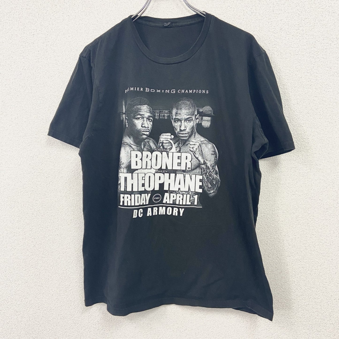 VERY INPORTANT TEE.　半袖プリントTシャツ　ボクシング　格闘技　黒　ブラック　XLサイズ