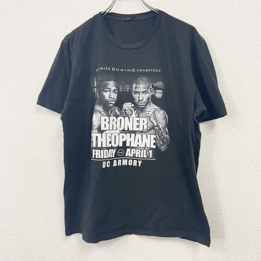 VERY INPORTANT TEE.　半袖プリントTシャツ　ボクシング　格闘技　黒　ブラック　XLサイズ