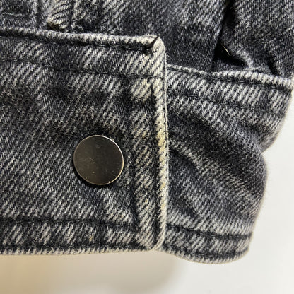 古着 used　NO BOUNDARIES　ノーバウンダリーズ　長袖デニムジャケット　Gジャン　黒　ブラック　秋冬服　Lサイズ