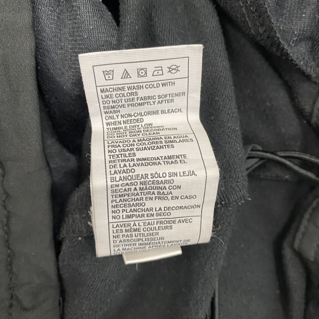 古着 used　adidas　アディダス　ハーフジップナイロンジャケット　黒　ブラック　XSサイズ