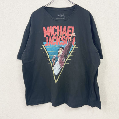 Michael Jackson　マイケルジャクソン　半袖Tシャツ　アーティストT　人物T　黒　ブラック　3XLサイズ
