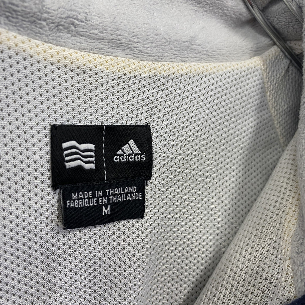 adidas　アディダス　タートルネックウールニットセーター　スリーストライプス　紺　ネイビー　Mサイズ