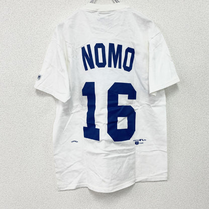 90s　Lee　野茂英雄　Dodgers　ドジャース　半袖Tシャツ　デッドストック　タグ付　ヴィンテージ　白　ホワイト　Mサイズ