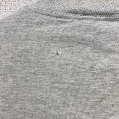 90s　FRUIT OF THE LOOM　フルーツオブザルーム　長袖プリントTシャツ　灰色　グレー　XLサイズ