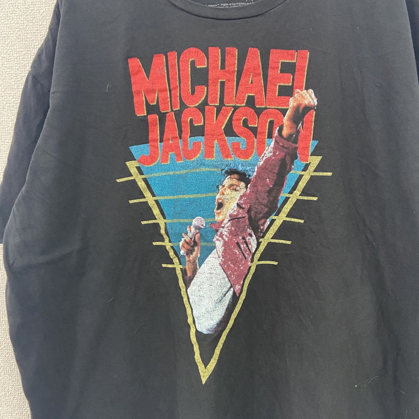 Michael Jackson　マイケルジャクソン　半袖Tシャツ　アーティストT　人物T　黒　ブラック　3XLサイズ