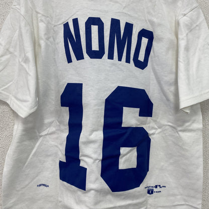 90s　Lee　野茂英雄　Dodgers　ドジャース　半袖Tシャツ　デッドストック　タグ付　ヴィンテージ　白　ホワイト　Mサイズ