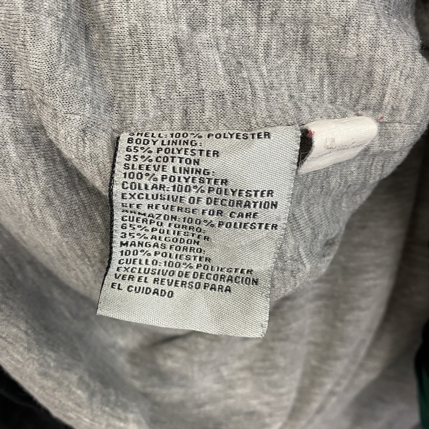 古着 used　58SPORTS　刺繍ナイロンジャケットプルオーバー　黒　ブラック　2XLサイズ