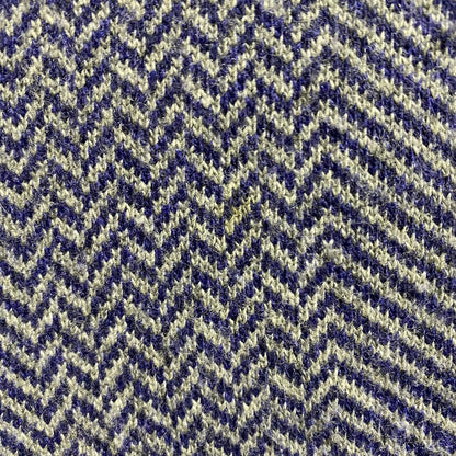 古着 used　KAPPA カッパ　長袖ハイネックニットカーディガン　セーター　ワンポイントロゴ刺繡　ネイビー　レトロ　XLサイズ