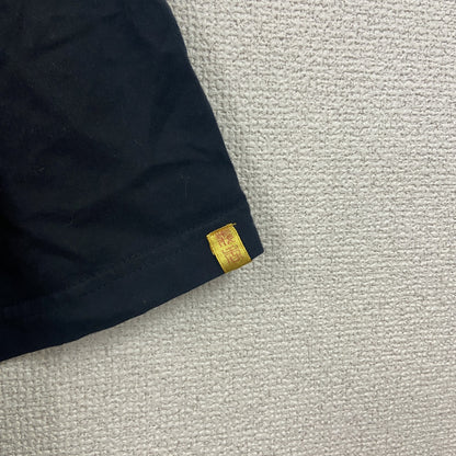 半袖プリントTシャツ　飲水思源　漢字プリント　黒　ブラック　XLサイズ