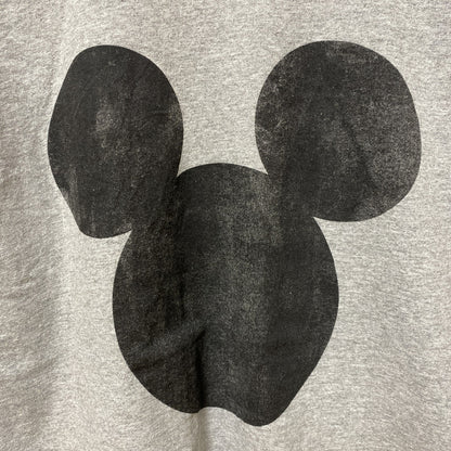 古着 used　Disney ディズニー　Mickey Mouse　ミッキー　半袖オフィシャルプリントTシャツ　グレー