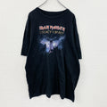 IRON MAIDEN　アイアンメイデン　半袖バンドTシャツ　メタルバンド　黒　ブラック　2XLサイズ　