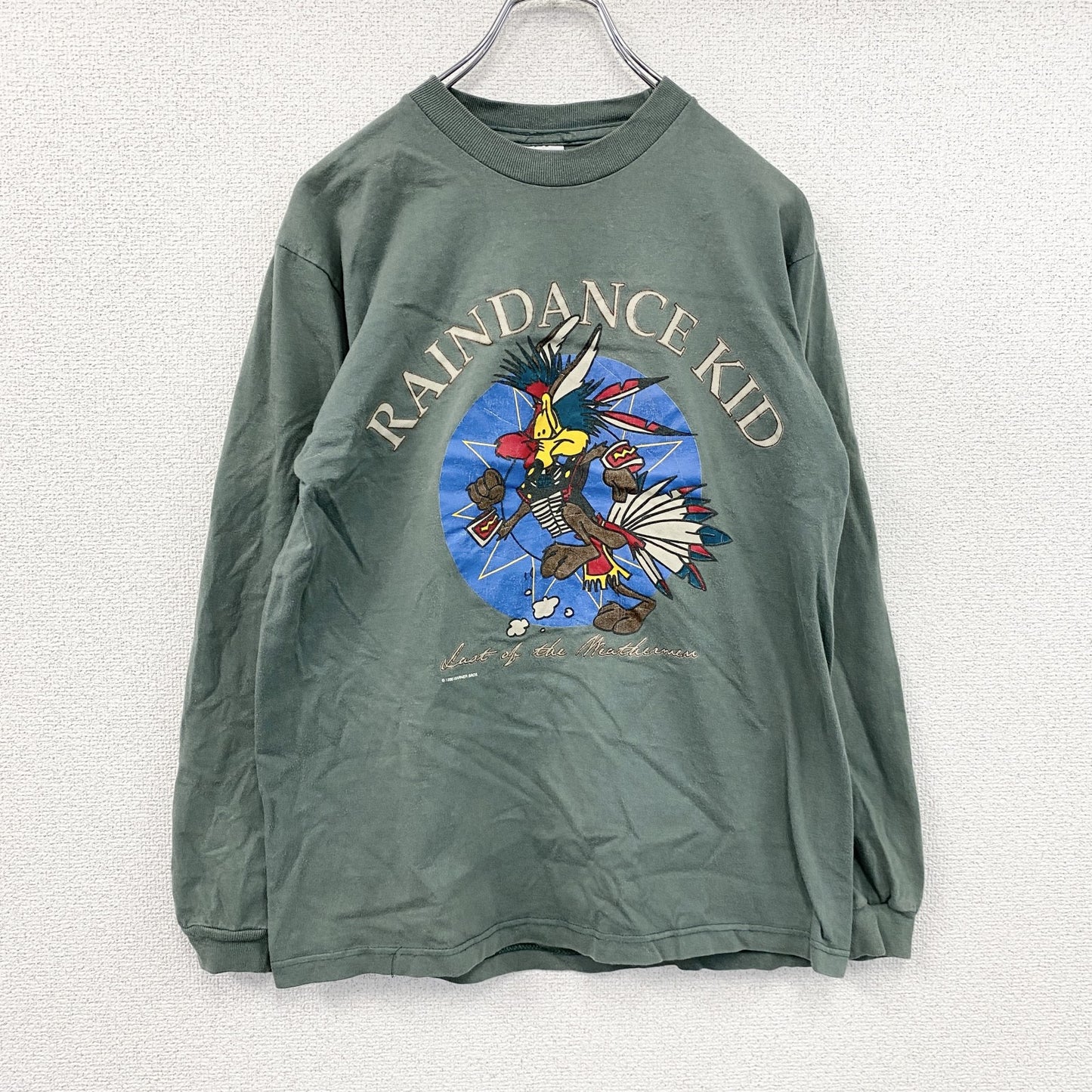BLUE COW　長袖Tシャツ/ロンT　カーキ　Mサイズ