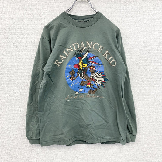 BLUE COW　長袖Tシャツ/ロンT　カーキ　Mサイズ