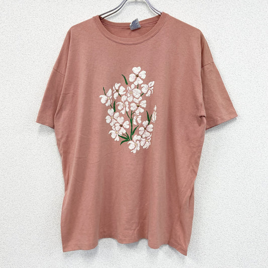 DECODPORT　半袖プリントTシャツ　ヴィンテージ　シングルステッチ　ピンク　ONE SIZE サイズ