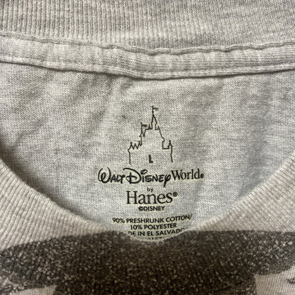 古着 used　Disney ディズニー　Mickey Mouse　ミッキー　半袖オフィシャルプリントTシャツ　グレー