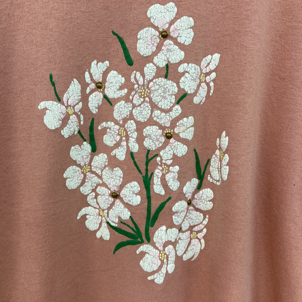 DECODPORT　半袖プリントTシャツ　ヴィンテージ　シングルステッチ　ピンク　ONE SIZE サイズ