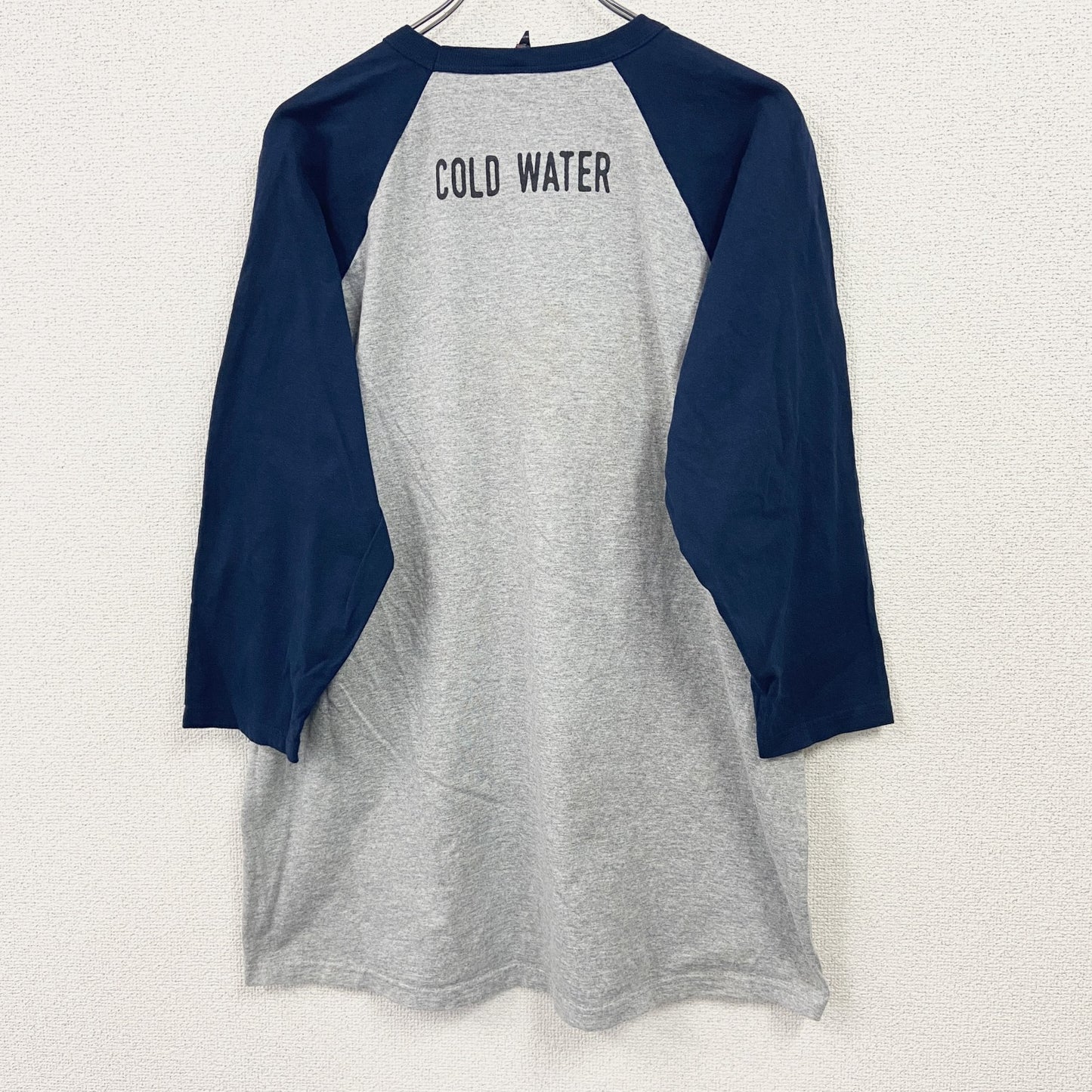 M&O Heavy　七分袖Tシャツ　ラグランスリーブ　COLD WEAR　Frog　カエル　霜降りグレー　XLサイズ