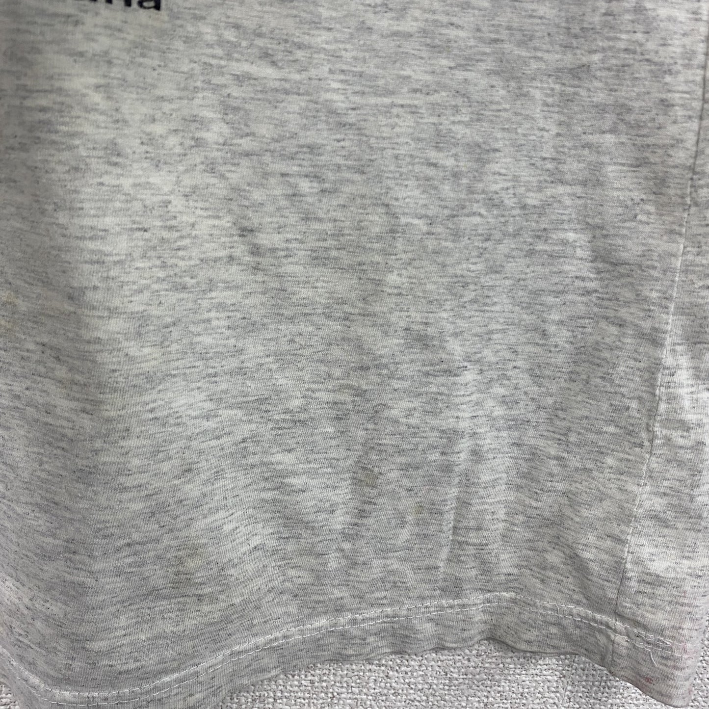 90s　WK Knits　半袖プリントTシャツ　ヴィンテージ　レゲエ　灰色　グレー　Lサイズ