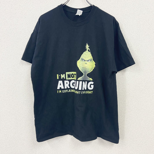 GILDAN　ギルダン　ドクタースース　グリンチ　半袖Tシャツ　キャラT　黒　ブラック　XLサイズ