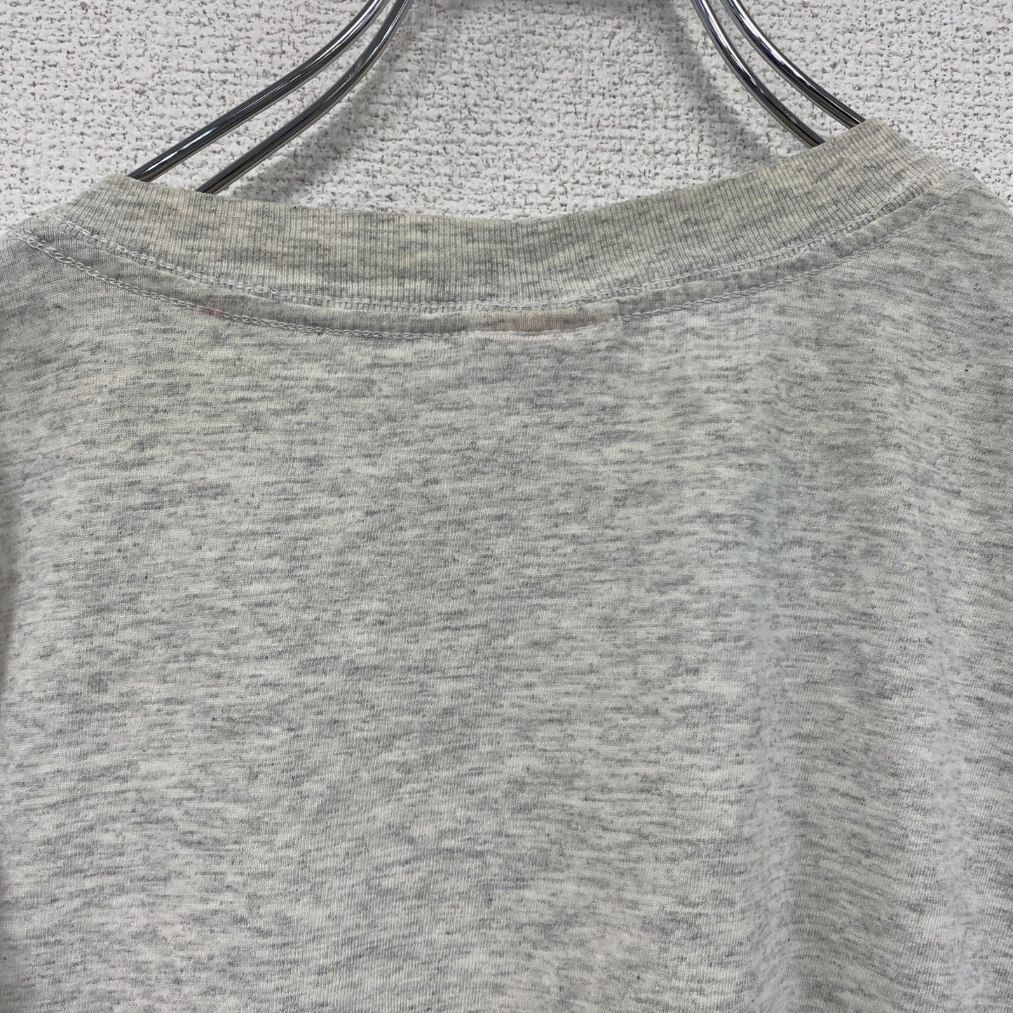 90s　WK Knits　半袖プリントTシャツ　ヴィンテージ　レゲエ　灰色　グレー　Lサイズ