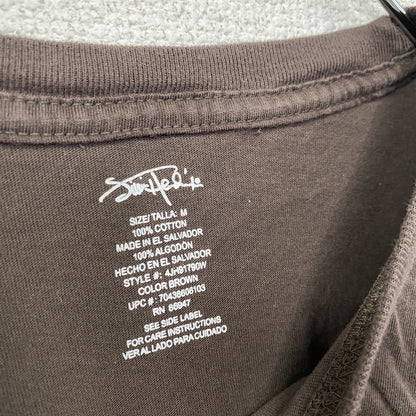 JIMI HENDRIX　ジミ・ヘンドリックス　半袖プリントTシャツ　ロックT　茶色　ブラウン　Mサイズ
