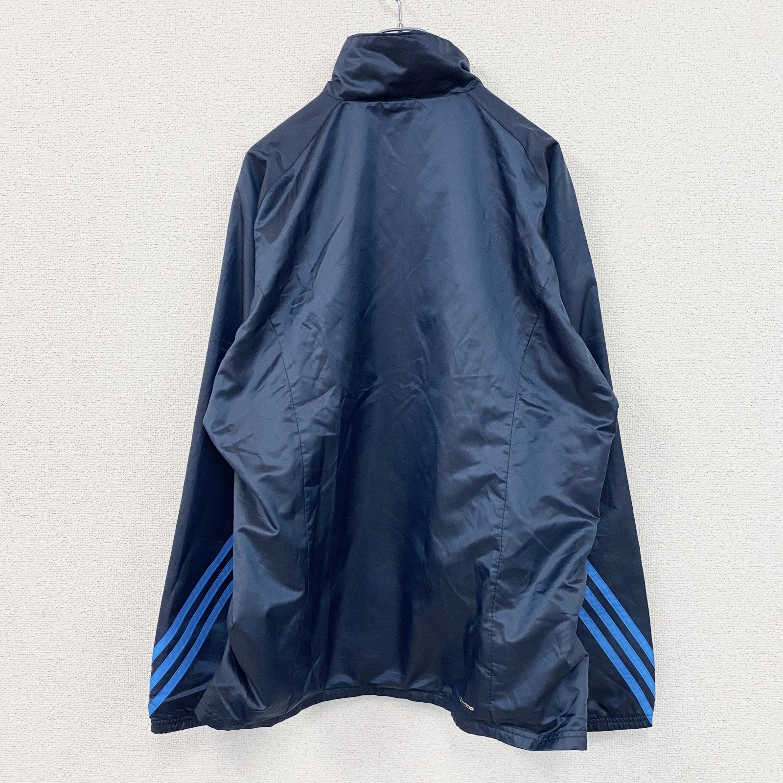adidas　アディダス　トラックジャケット/ジャージ　紺　ネイビー　Oサイズ　