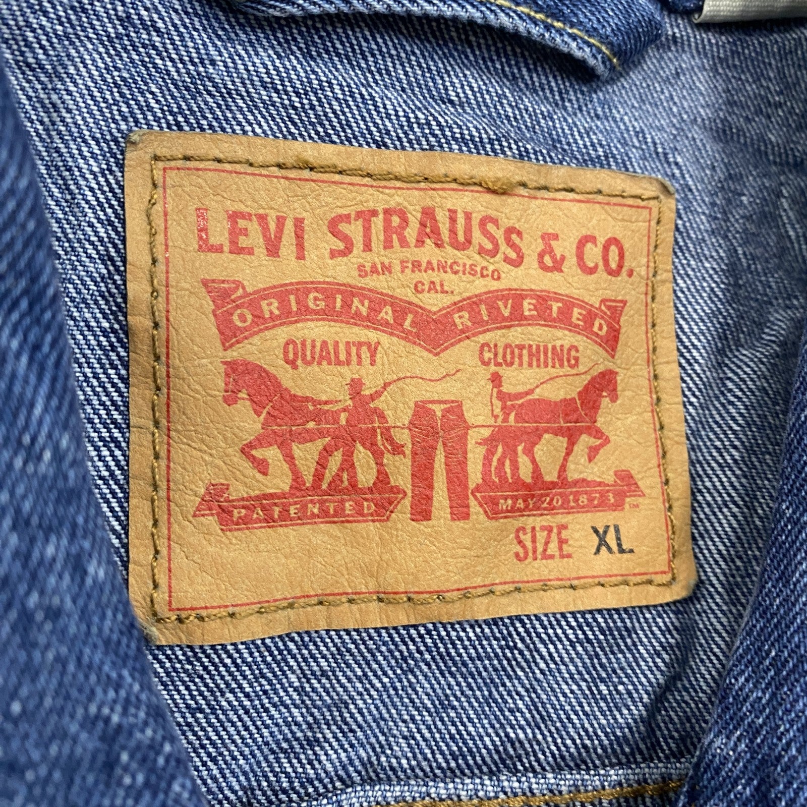 Levi’ｓ　リーバイス　4thタイプ　デニムジャケット/Gジャン　青　ブルー　XLサイズ