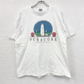 90s　ISLANDER　半袖プリントTシャツ　ヴィンテージ　シングルステッチ　白　ホワイト　XLサイズ