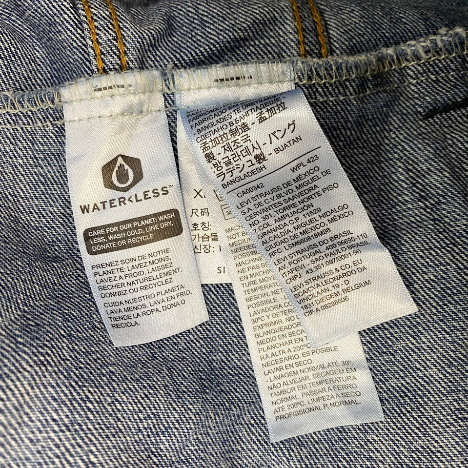 Levi’ｓ　リーバイス　4thタイプ　デニムジャケット/Gジャン　青　ブルー　XLサイズ