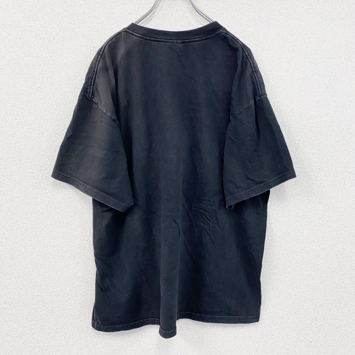 00s　GILDAN　ギルダン　REPALJE　半袖プリントバンドTシャツ　英字プリント　ヴィンテージ　黒　ブラック　XLサイズ