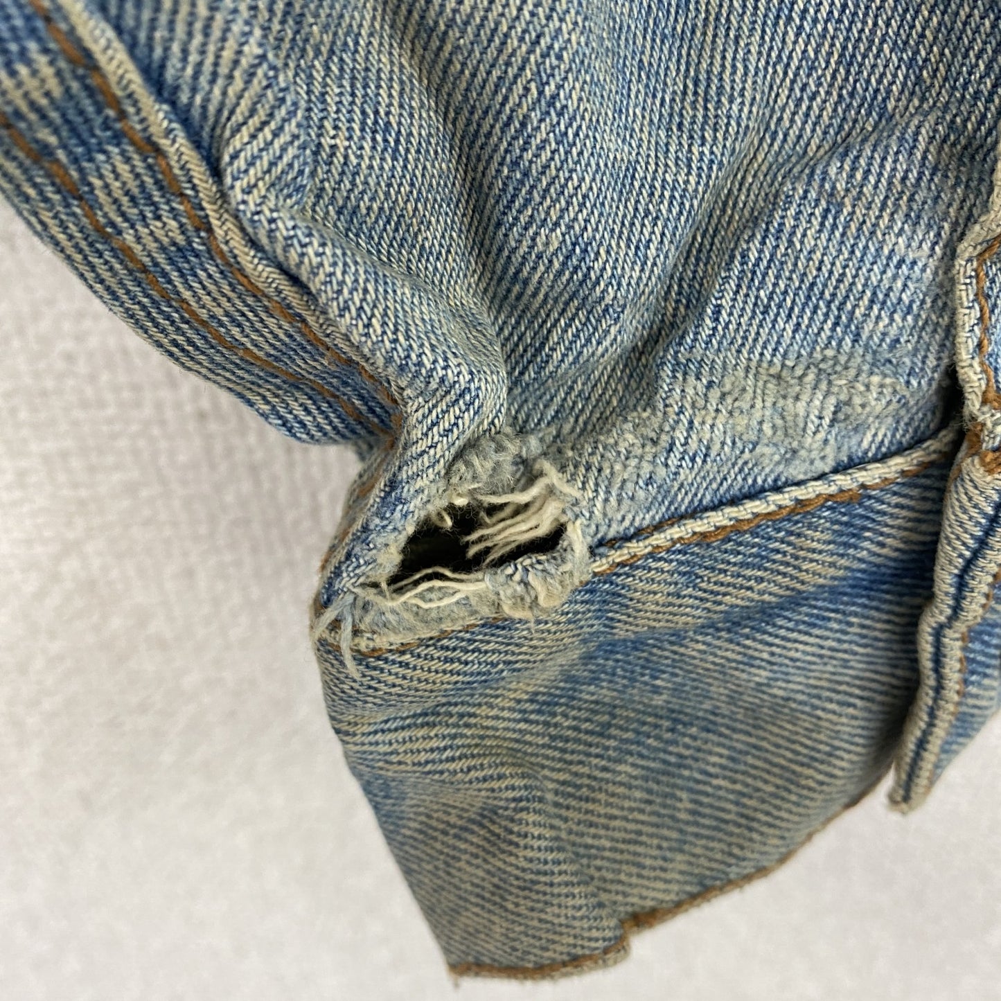 古着 used　Wrangler　ラングラー　デニムジャケット/Gジャン　水色　ライトブルー　Lサイズ