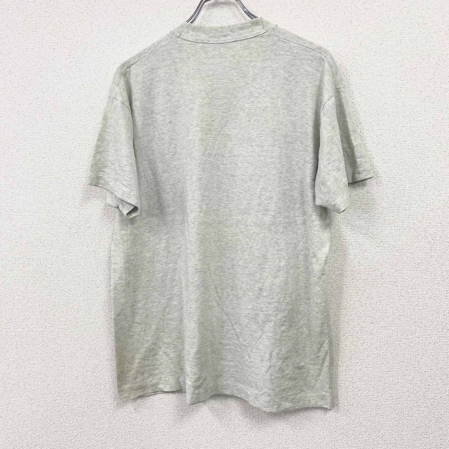 ～90s　FRUIT OF THE LOOM　フルーツオブザルーム　半袖Tシャツ　ヴィンテージ　霜降りグレー　Lサイズ