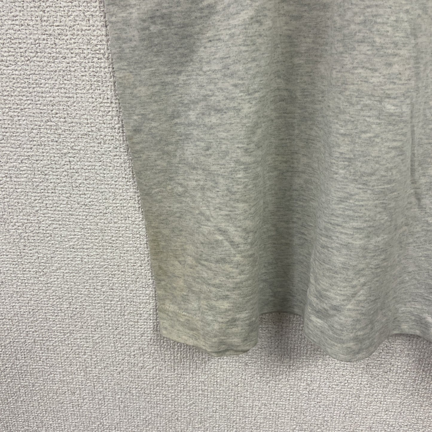 ～90s　FRUIT OF THE LOOM　フルーツオブザルーム　半袖Tシャツ　ヴィンテージ　霜降りグレー　Lサイズ