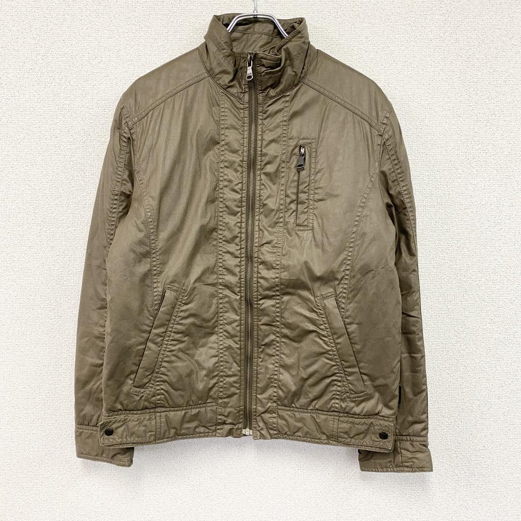 Calvin Klein Jeans　カルバンクラインジーンズ　フルジップジャケット　中綿入り　茶色　ブラウン　Lサイズ　