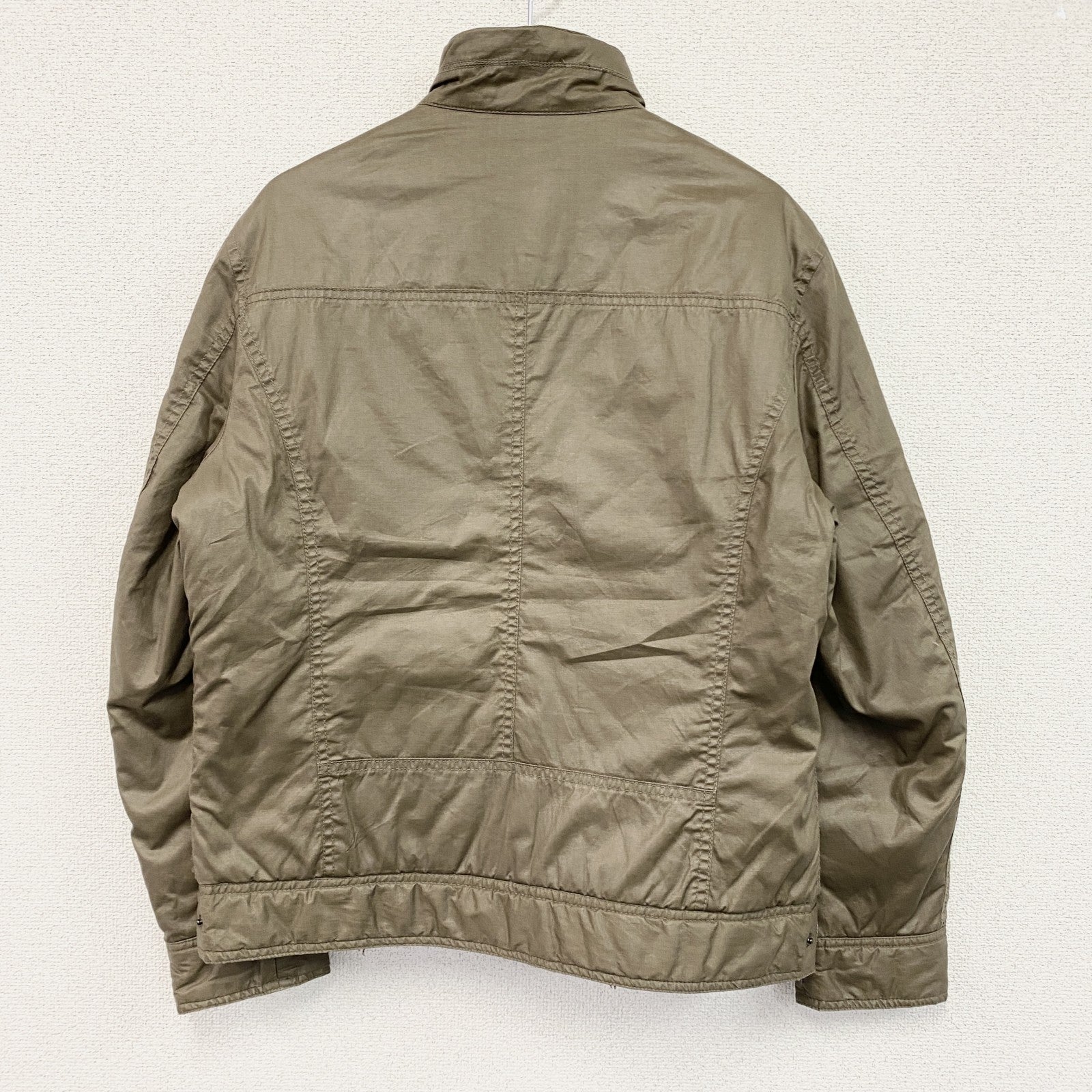 Calvin Klein Jeans　カルバンクラインジーンズ　フルジップジャケット　中綿入り　茶色　ブラウン　Lサイズ　