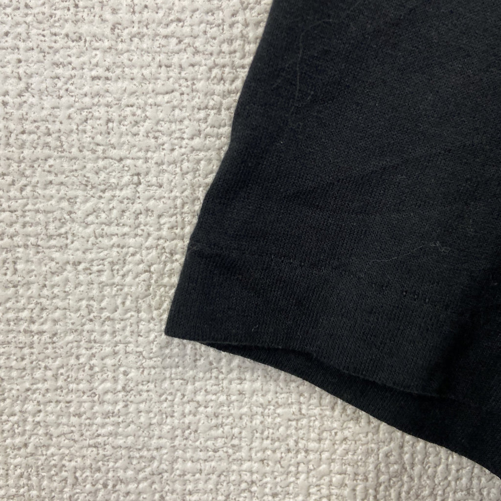 90s　JERZEES　ジャージーズ　半袖プリントTシャツ　US製　シングルステッチ　黒　ブラック　XLサイズ