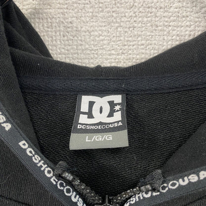 DC SHOES　ディーシー　ハーフジップスウェットパーカー/フーディー　黒　ブラック　Lサイズ