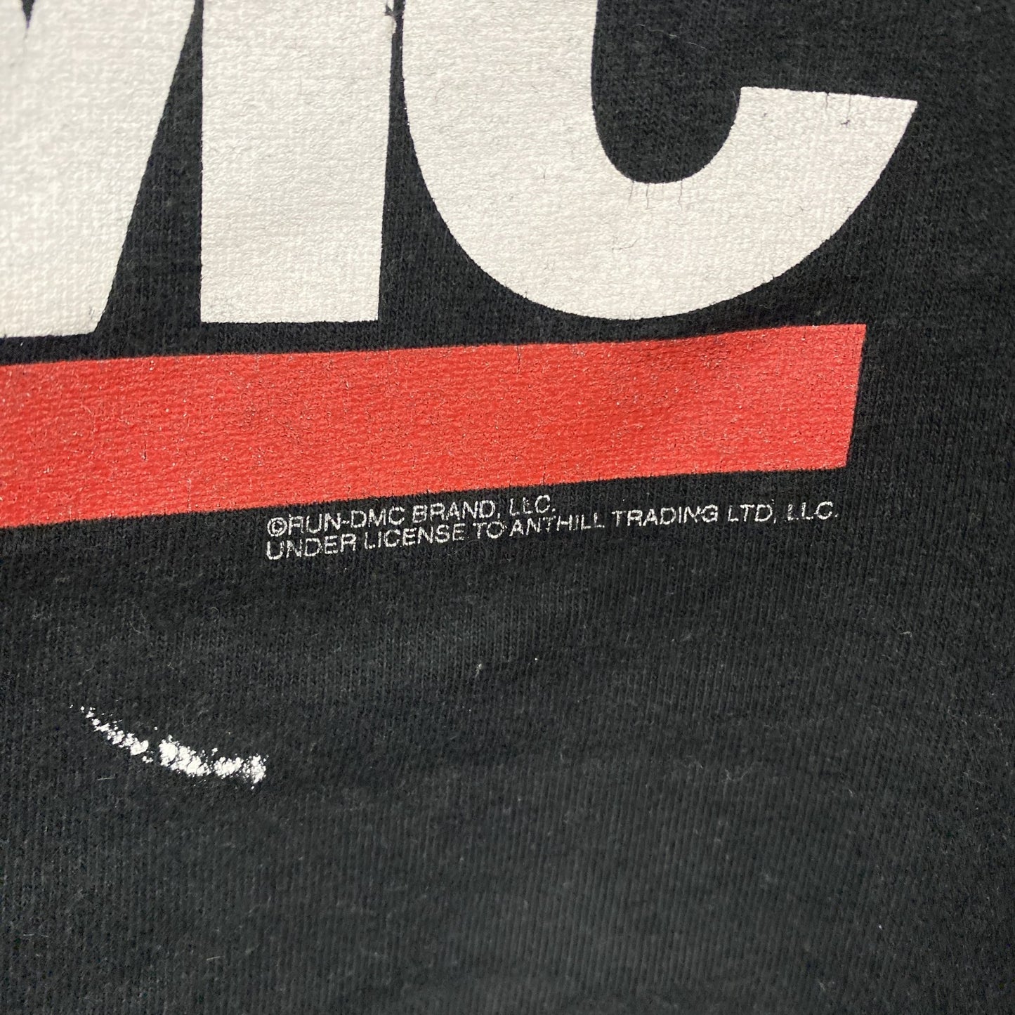 00s　anvil　RUN DMC　ラン・ディーエムシー　半袖プリントTシャツ　ラップT　ヴィンテージ　黒　ブラック　Lサイズ