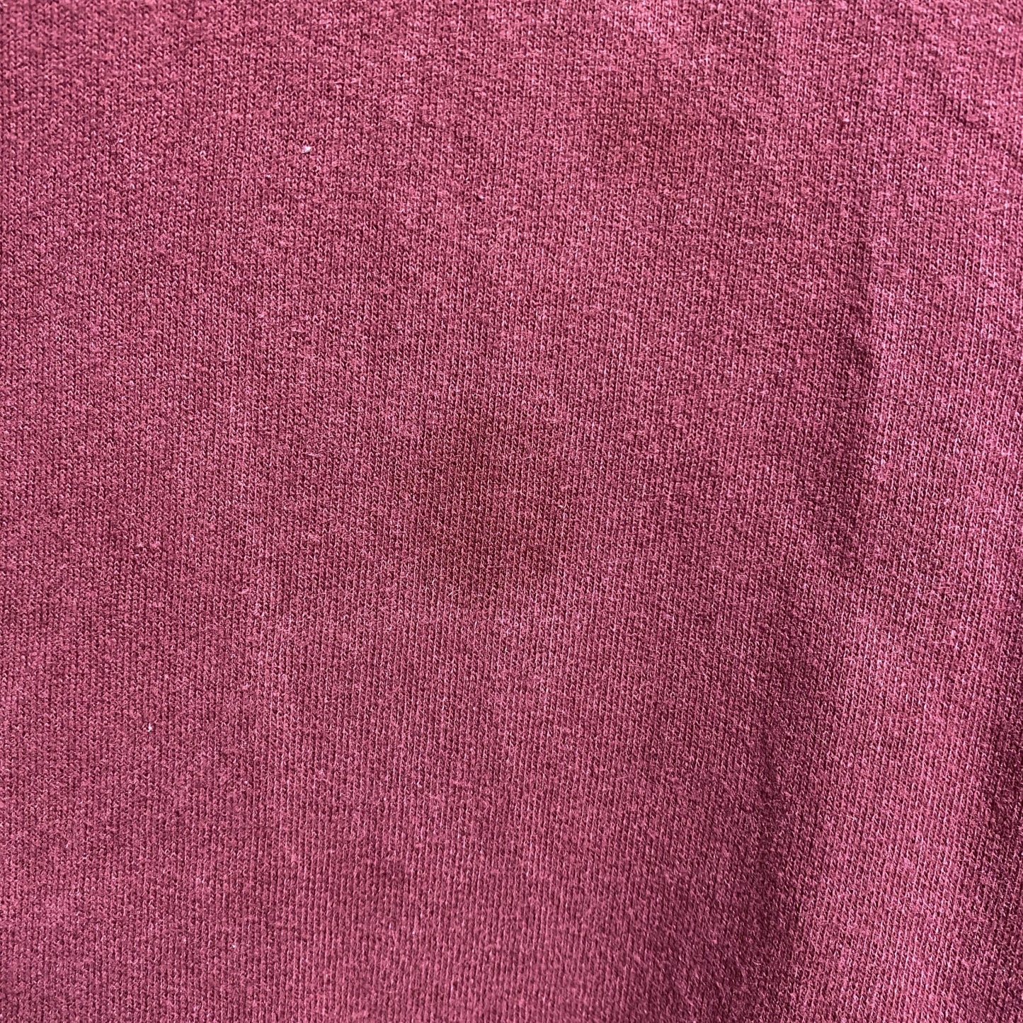 古着 used　STARTER スターター　長袖ワンポイント刺繍スウェット　トレーナー　クルーネック　ワインレッド　2XLサイズ