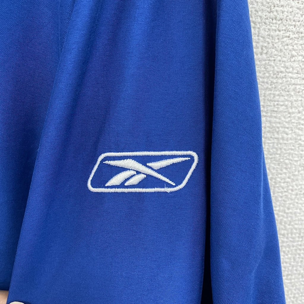 NFL　Reebok　リーボック　プルオーバージャケット　刺繍　青　2XLサイズ